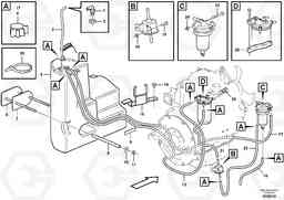 88165 Fuel tank with fitting parts EC27C, Volvo Construction Equipment