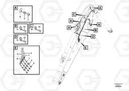 49552 Grease Piping EW140C, Volvo Construction Equipment