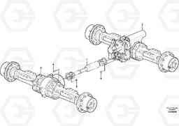 58641 Propeller shaft, mounting L50F, Volvo Construction Equipment