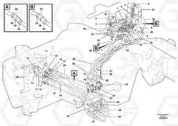 90674 Steering and implement pump - front circuit G900 MODELS S/N 39300 -, Volvo Construction Equipment