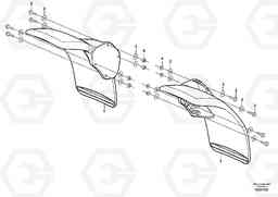 46843 Fender, front L45F, Volvo Construction Equipment