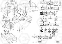 104942 Sign plates and decals EW210C, Volvo Construction Equipment