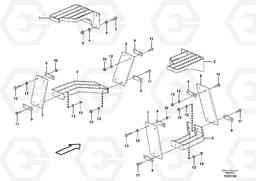 78958 Foot step L50F, Volvo Construction Equipment