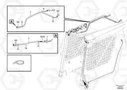 104198 Cable harness, work lights. MC70B S/N 71000 -, Volvo Construction Equipment