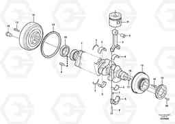 81521 Crankshaft and related parts EW180B, Volvo Construction Equipment