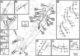 81831 Grease Piping EW160C, Volvo Construction Equipment