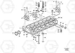 22855 Cylinder head L180F, Volvo Construction Equipment