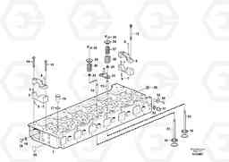 90815 Cylinder head L350F, Volvo Construction Equipment