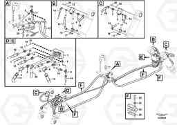 103502 Working hydraulics, front and rear dozer blade EW180C, Volvo Construction Equipment