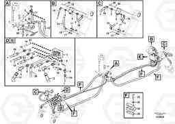 103502 Working hydraulics, front and rear dozer blade EW180C, Volvo Construction Equipment