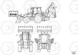 19204 Sign plates and decals BL71PLUS S/N 10495 -, Volvo Construction Equipment