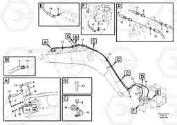 88385 Working hydraulic, dipper arm rupture EW210C, Volvo Construction Equipment