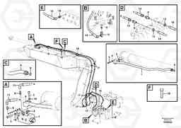 90210 Working hydraulic, dipper arm rupture EW210C, Volvo Construction Equipment