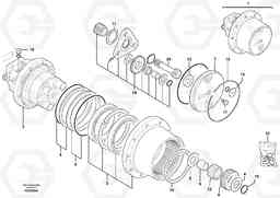 3877 Hydraulic travelling motor EC27C, Volvo Construction Equipment