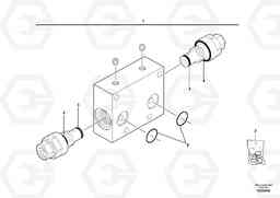 47375 Balancing valve ( travelling ) EC27C, Volvo Construction Equipment