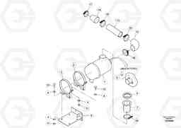 67527 Air cleaner installation PT220RH/PT240RH, Volvo Construction Equipment