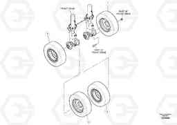 59169 Front Tire Installation PT220RH/PT240RH, Volvo Construction Equipment