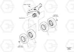 47317 Rear Tire Installation PT220RH/PT240RH, Volvo Construction Equipment