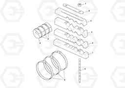 61456 Bulk Clamp Installation DD112HF/DD118HF/HA/HFA S/N 197518 -, Volvo Construction Equipment