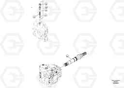 37638 Propulsion Pump - Internal Breakdown PT220RH/PT240RH, Volvo Construction Equipment