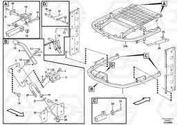 81834 Radiator casing, support L110E S/N 1002 - 2165 SWE, 60001- USA,70201-70257BRA, Volvo Construction Equipment