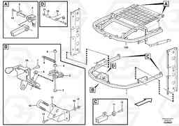 81914 Radiator casing, support L120E S/N 16001 - 19668 SWE, 64001- USA, 70701-BRA, Volvo Construction Equipment