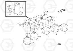 96798 Hydraulic brake system, motor unit A35E, Volvo Construction Equipment