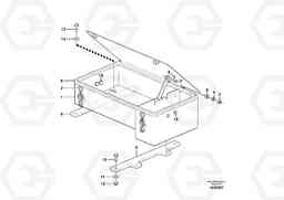 34159 Tool box L350F, Volvo Construction Equipment