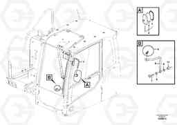 84426 Rear view mirror EW160C, Volvo Construction Equipment