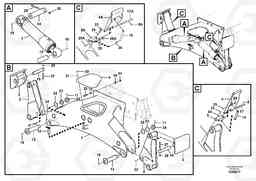 74202 Outrigger with flexible plates EW180C, Volvo Construction Equipment