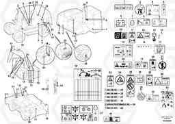 101810 Sign plates and decals EW180C, Volvo Construction Equipment