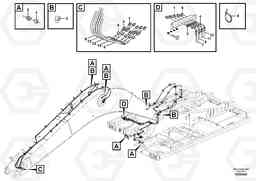 79018 Boom and grease piping EW180C, Volvo Construction Equipment