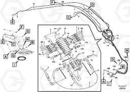 7674 Distributor set, boom EW180C, Volvo Construction Equipment