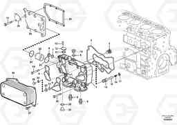 21499 Oil cooler EW230C, Volvo Construction Equipment