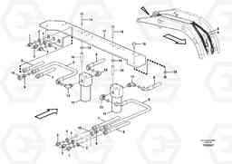 88869 Working hydraulics, lift arm L180F HL HIGH-LIFT, Volvo Construction Equipment