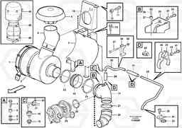 82796 Air filter with fitting parts A25E, Volvo Construction Equipment