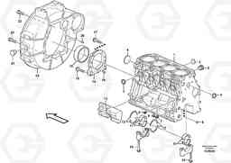 59929 Cylinder block MC60B S/N 71000 -, Volvo Construction Equipment