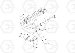 31991 Scraper and spray bar assembly CR24/CR30 S/N 197606 -, Volvo Construction Equipment