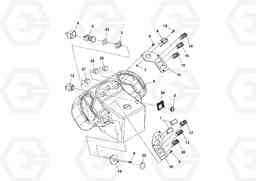 74878 Console Assembly DD29/DD30/DD31HF/DD38HF S/N 197592 -, Volvo Construction Equipment