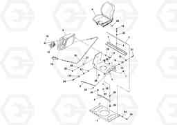 47905 Seat Assembly CR24/CR30 S/N 197606 -, Volvo Construction Equipment