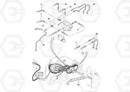 79324 Hydraulic Hoses/Tube Clamp Installation DD14S/DD16 S/N 197600 -, Volvo Construction Equipment