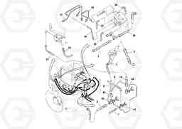 74363 Hydraulic Hoses/Tube Clamp Installation DD14S/DD16 S/N 197600 -, Volvo Construction Equipment