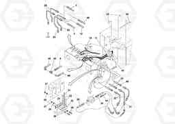 79395 Hydraulic Hoses/Tube Clamp Installation DD14S/DD16 S/N 197600 -, Volvo Construction Equipment