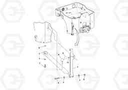 81250 Lock bar Assembly DD14S/DD16 S/N 197600 -, Volvo Construction Equipment