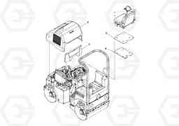 80086 Sound Kit Installation DD14S/DD16 S/N 197600 -, Volvo Construction Equipment