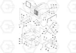 80676 Hood and Trim Installation DD14S/DD16 S/N 197600 -, Volvo Construction Equipment