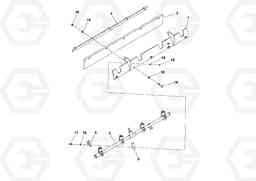 78969 Spray System Scraper Assembly DD14S/DD16 S/N 197600 -, Volvo Construction Equipment