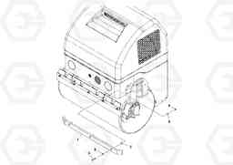 77447 Front Bumper Installation DD14S/DD16 S/N 197600 -, Volvo Construction Equipment