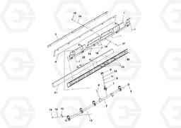 77307 Spray System Scraper Assembly DD29/DD30/DD31HF/DD38HF S/N 197592 -, Volvo Construction Equipment