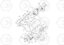 81543 Pedestal Assembly DD29/DD30/DD31HF/DD38HF S/N 197592 -, Volvo Construction Equipment